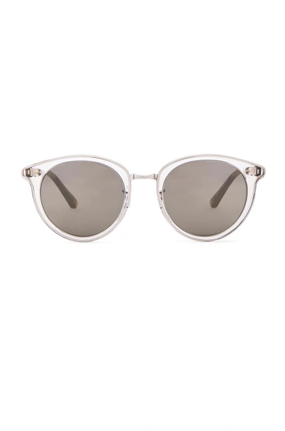 Shop Oliver Peoples Spelman Sunglasses In Animal Print,white
