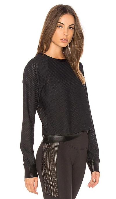 Shop Koral Sofia Pullover In Black