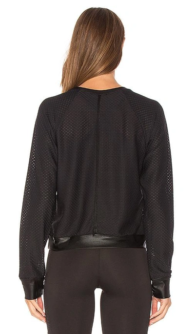 Shop Koral Sofia Pullover In Black