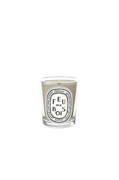 Shop Diptyque Feu De Bois Scented Candle In N,a