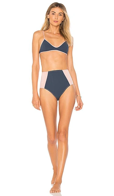 Shop Kore Swim Pandora Bikini Top In Blue