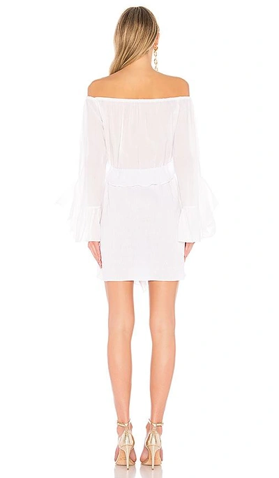 Shop Goen J Off The Shoulder Dress In White