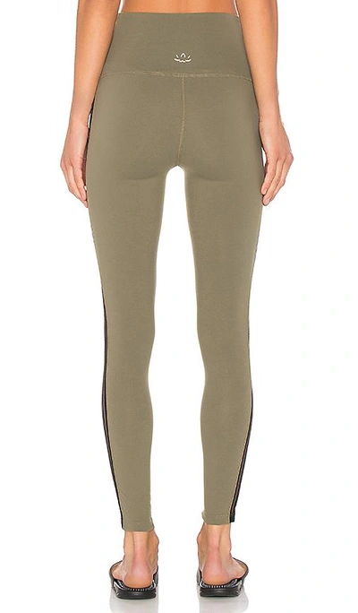 Shop Beyond Yoga Sheer Illusion High Waisted Midi Legging In Army