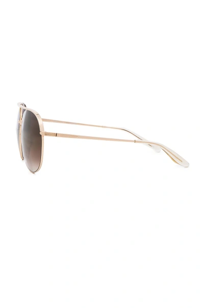 Shop Barton Perreira Luna Sunglasses In Metallics