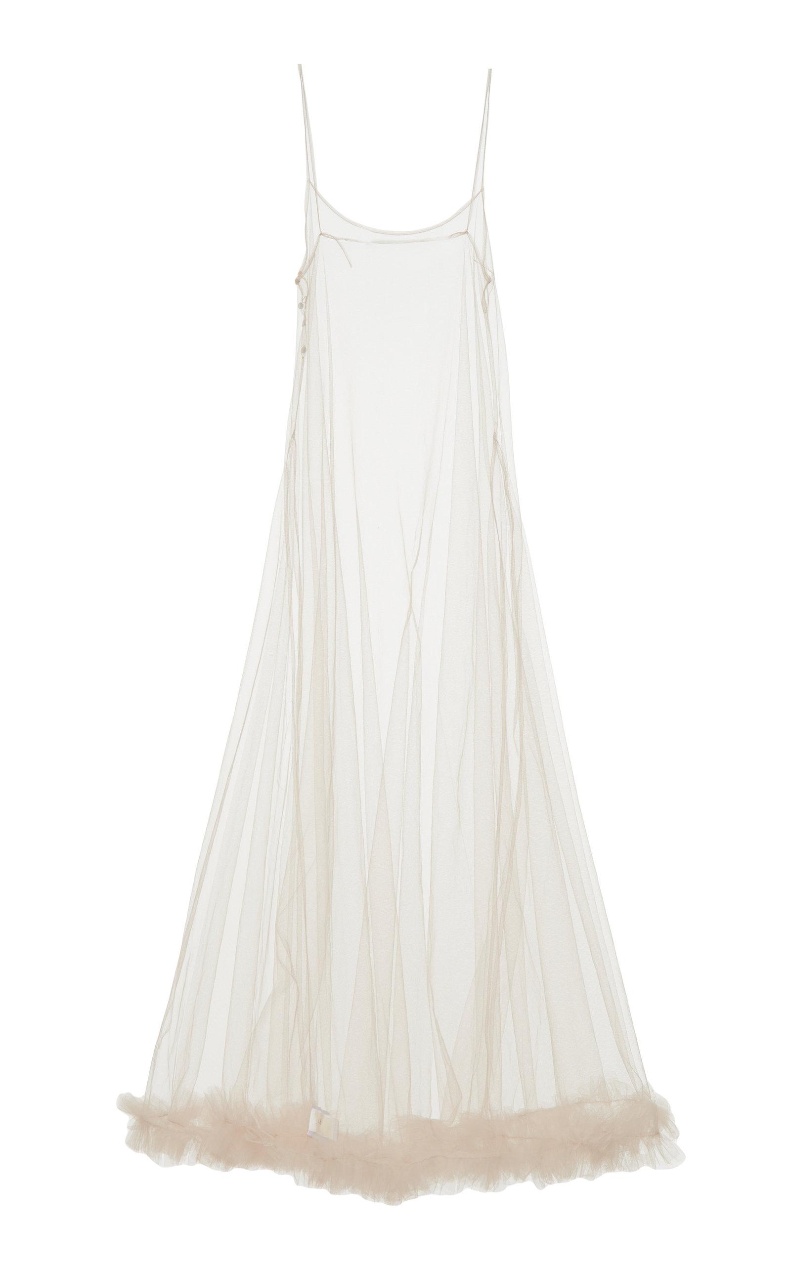 off white slip dress