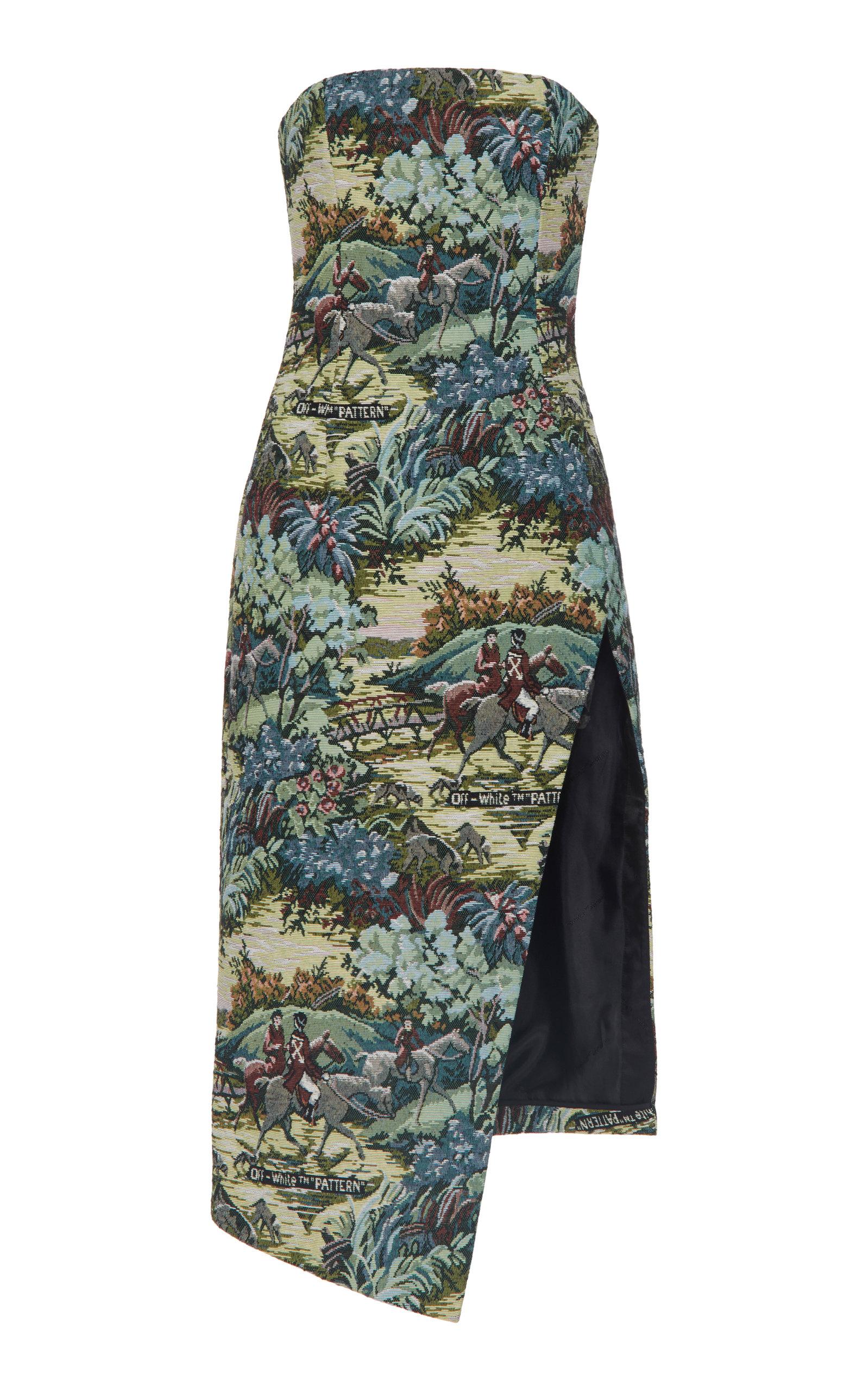 off white tapestry dress