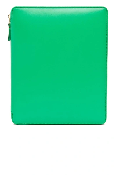 Shop Comme Des Garçons Classic Ipad Case In Green