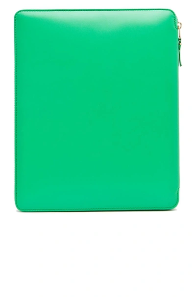 Shop Comme Des Garçons Classic Ipad Case In Green