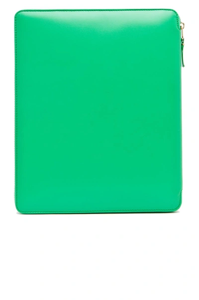 Comme Des Garçons Classic Ipad Case In Green