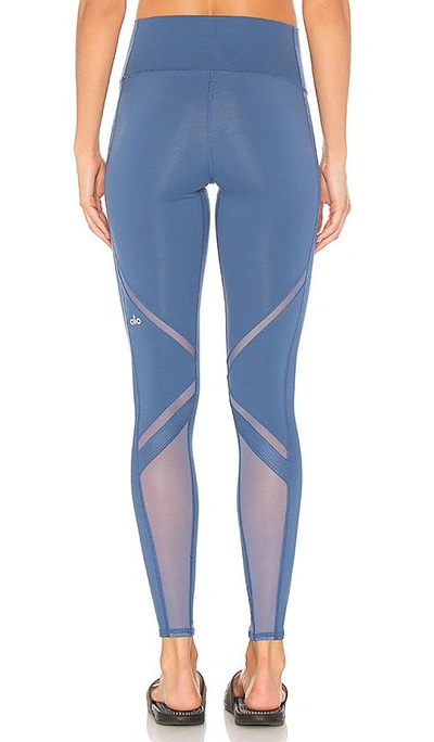 Shop Alo Yoga Epic Legging In Blue