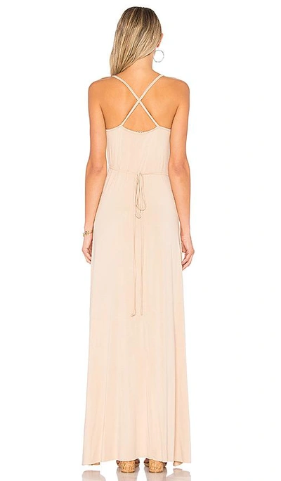 Shop Clayton Dita Wrap Maxi Dress In Bare