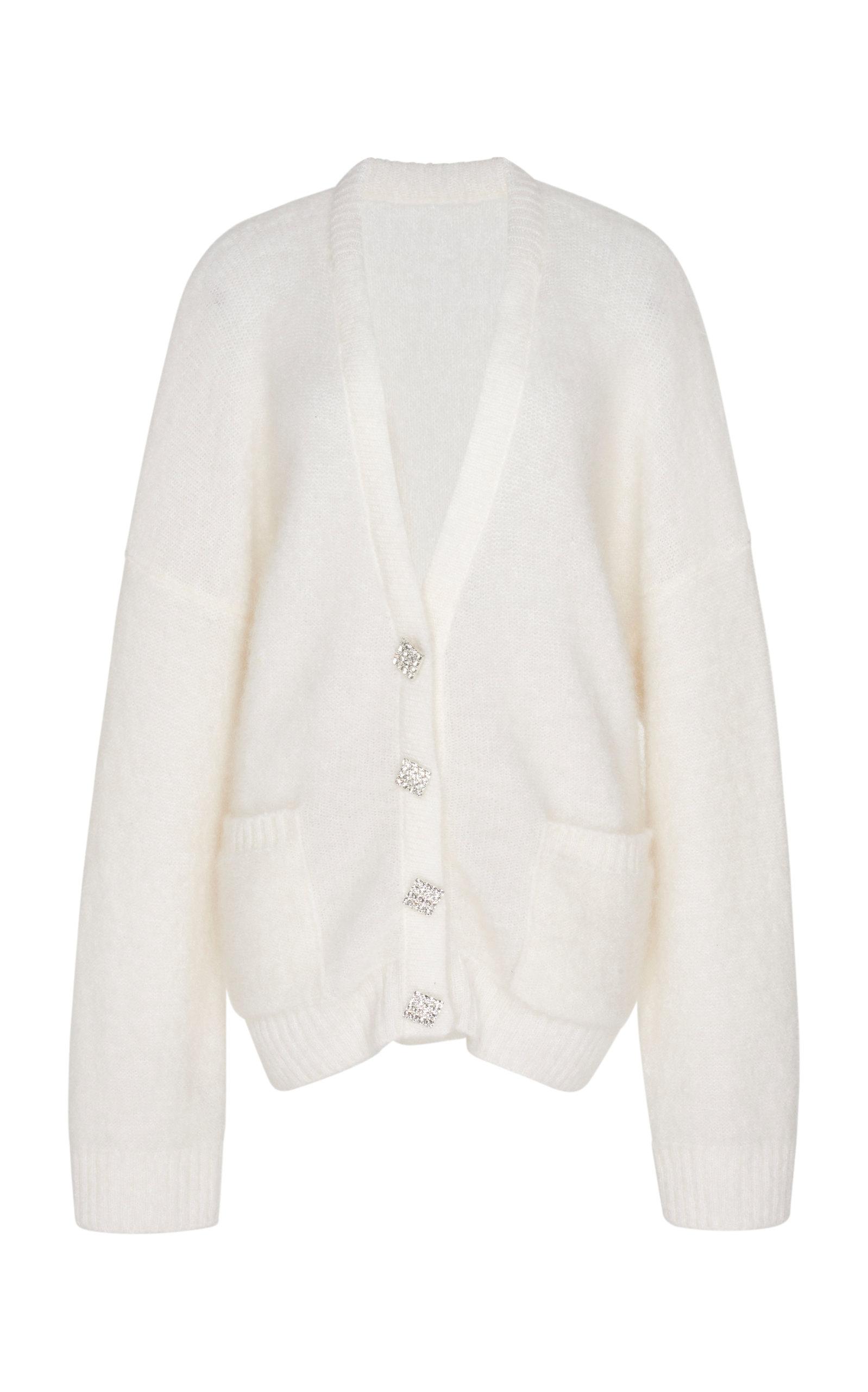 oversized cardigan white