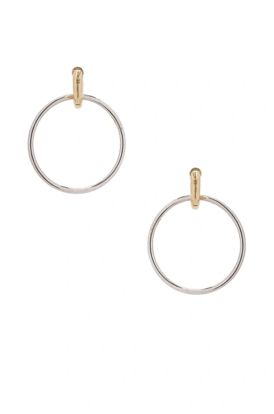 Shop Spinelli Kilcollin Casseus Hoop Earrings In Sterling Silver