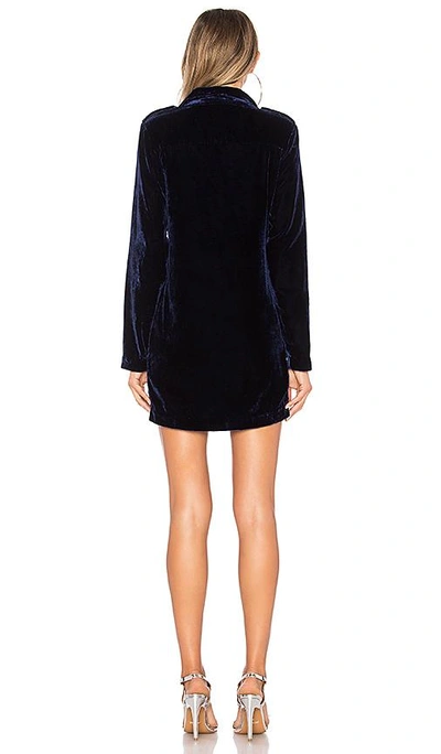 Shop L'academie The Military Dress In Navy