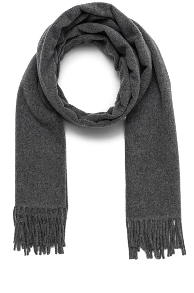 Shop Acne Studios Canada Scarf In Grey Melange