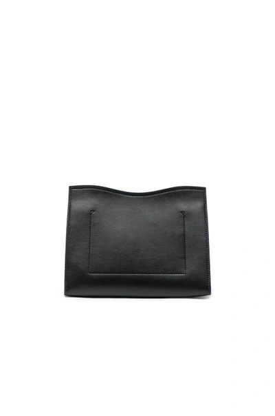 Shop Proenza Schouler Medium Cut-out Curl Leather Clutch In Black