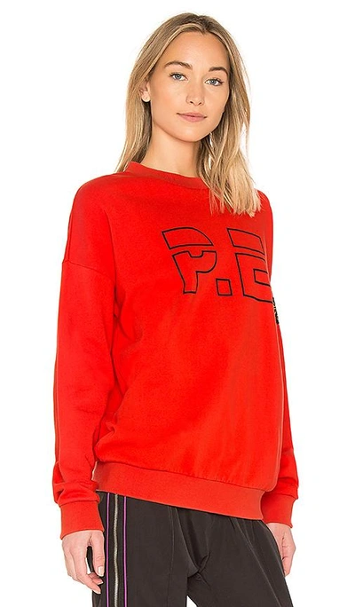 Shop P.e Nation Ringside Sweatshirt In Red