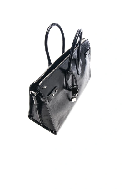 Shop Saint Laurent Medium Zipped Sac De Jour Supple Duffel Bag In Black