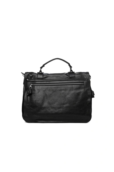 Shop Proenza Schouler Large Ps1 Leather In Black