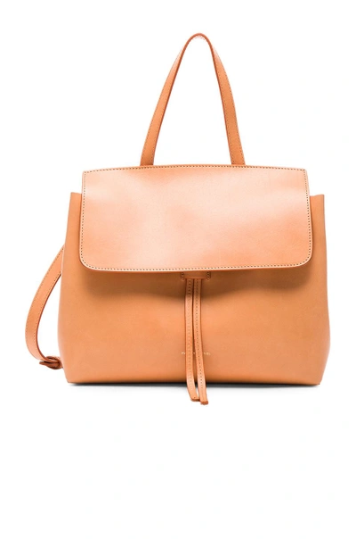 Shop Mansur Gavriel Mini Lady Bag In Cammello & Rosa