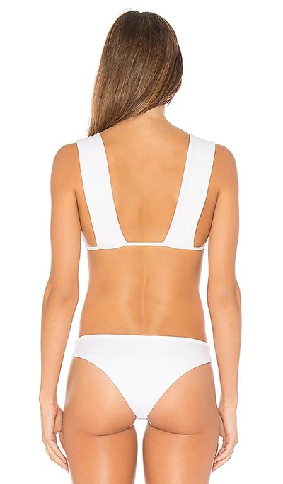 Shop Kaohs Violet Bikini Top In White