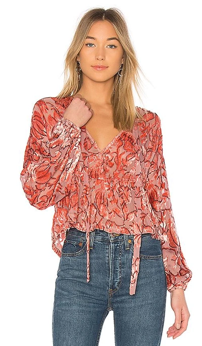 Shop Alexis Caprina Blouse In Pink