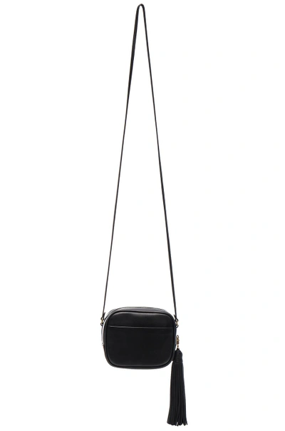 Shop Saint Laurent Blogger Bag In Black