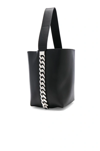 Shop Givenchy Infinity Smooth Bucket Bag In Black