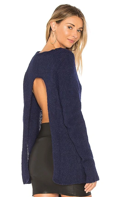 Shop Ayni Zapa Sweater In Navy