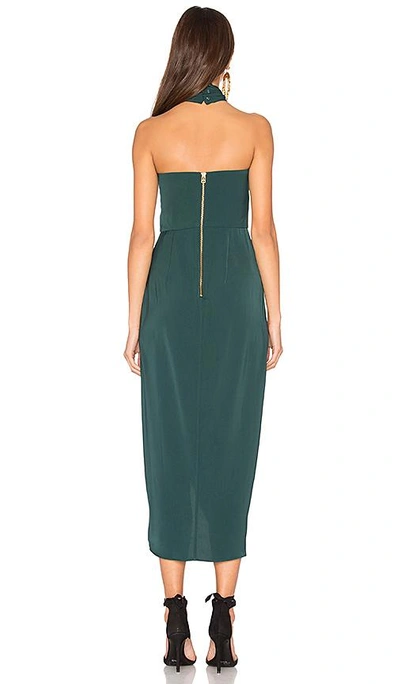 Shop Shona Joy Core Knot Dress In Seaweed