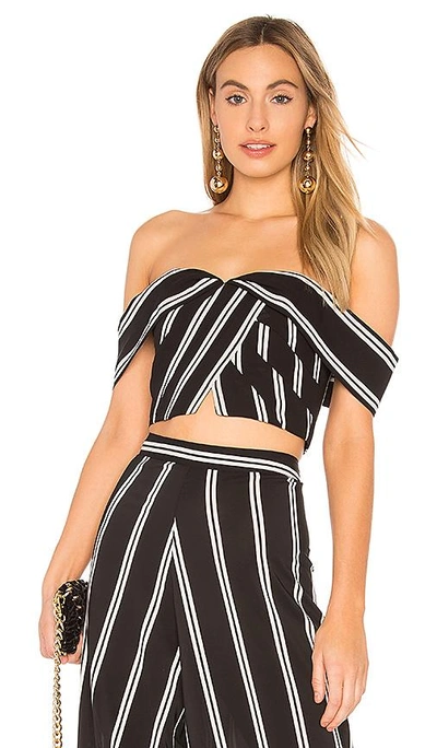 Shop Alice And Olivia Annalyn Top In Black