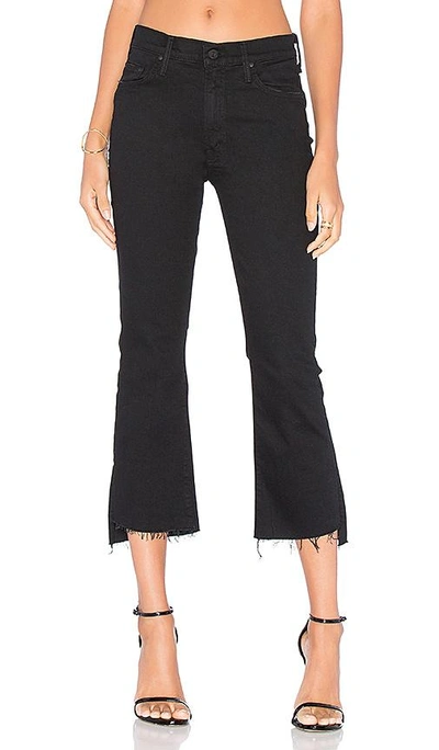 Mother The Insider Crop Step Fray Jeans In Not Gulity In Not Guilty