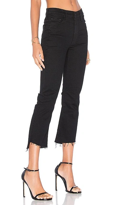 Mother The Insider Crop Step Fray Jeans In Not Gulity In Not Guilty