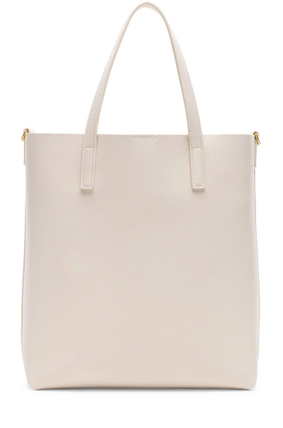 Shop Saint Laurent Toy North South Tote Bag In Cream In Neutrals