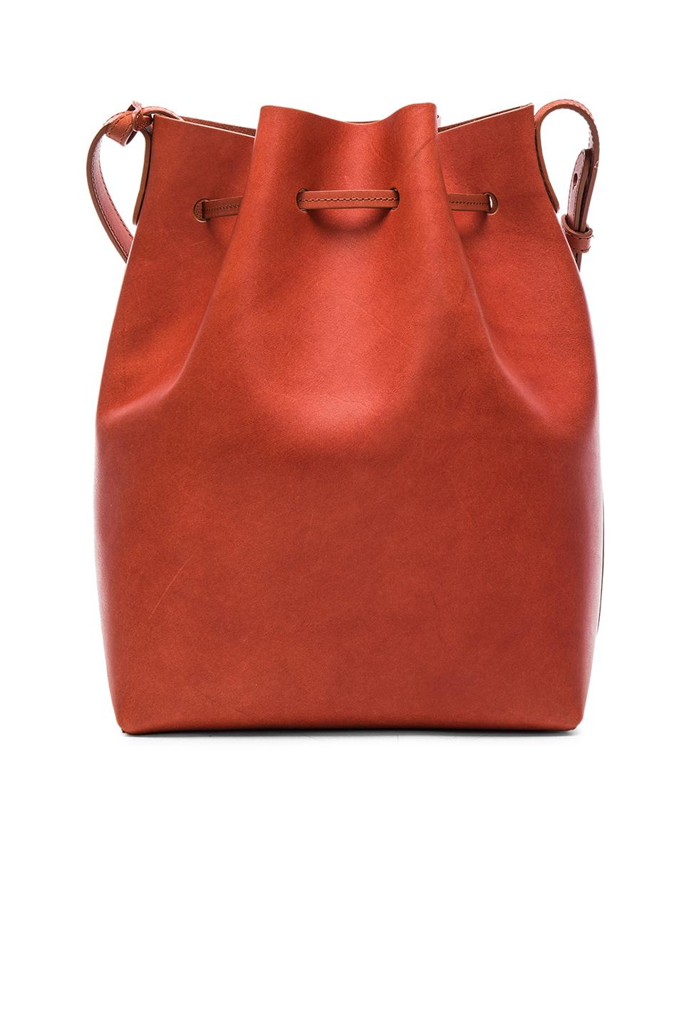 Mansur Gavriel Mini Bucket Bag In Brandy | ModeSens