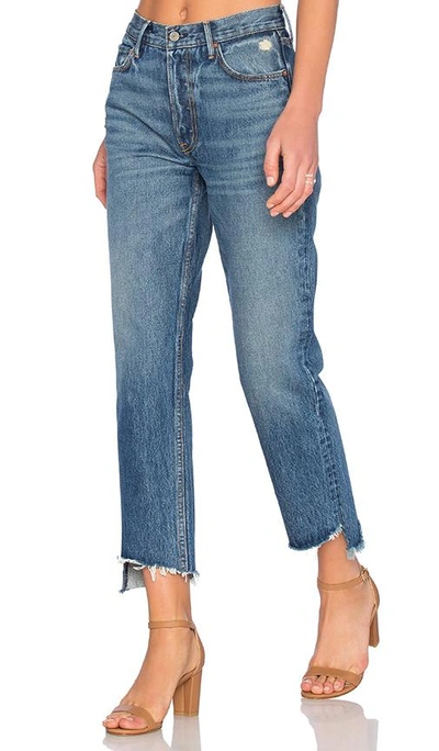 Shop Grlfrnd Helena Straight Leg Jean In Close To You