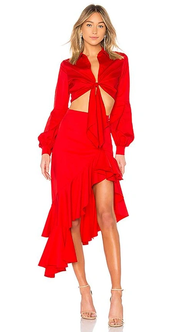 Shop Alexis Caley Top In Red