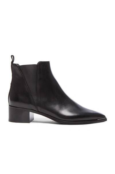 Shop Acne Studios Leather Jensen Boots In Black