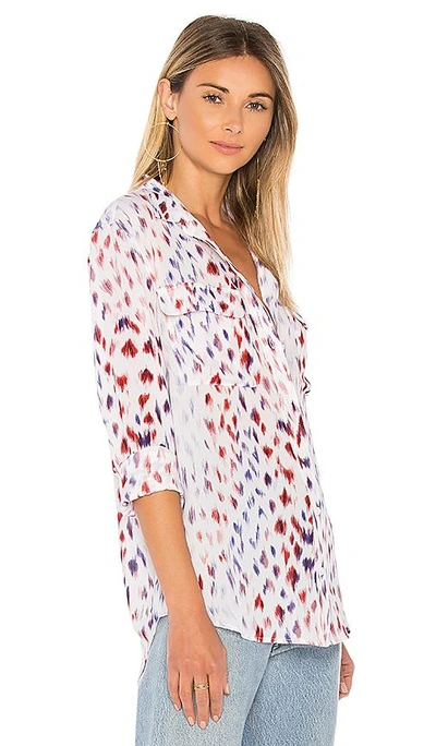 Shop Equipment Signature Abstract Button Up In White