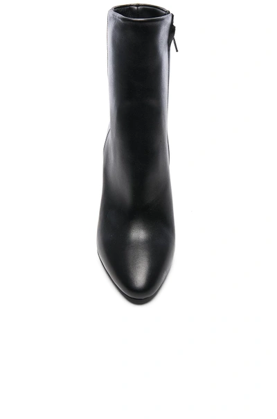 Shop Maison Margiela Cut Out Leather Boots In Black