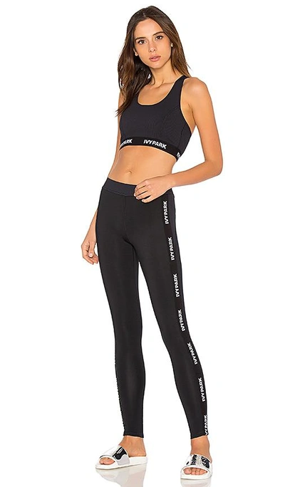 Shop Ivy Park Logo Tape Legging In Black