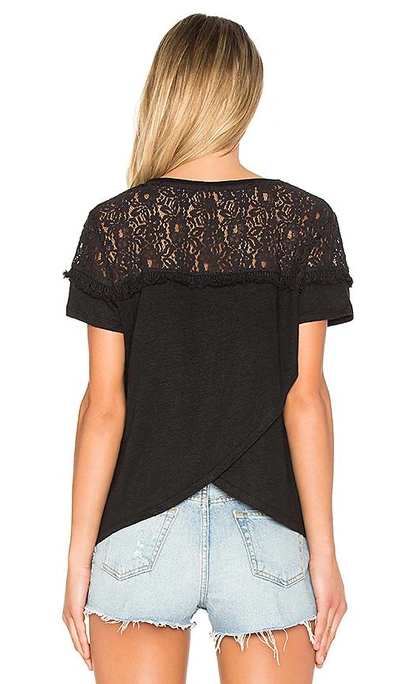 Shop Generation Love Rooney Lace Tee In Black