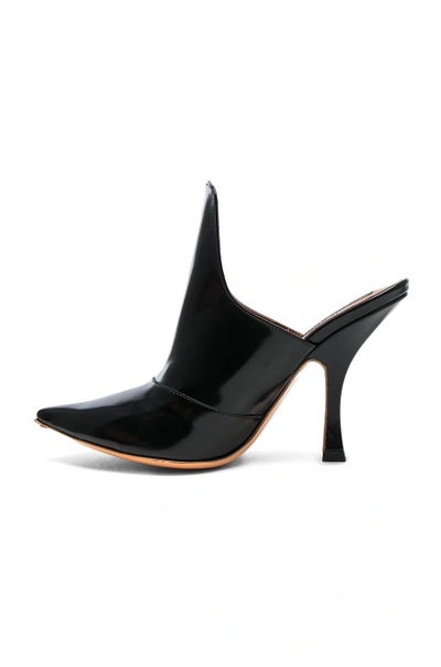 Shop Y/project Y Project Leather Stefania Mules In Black
