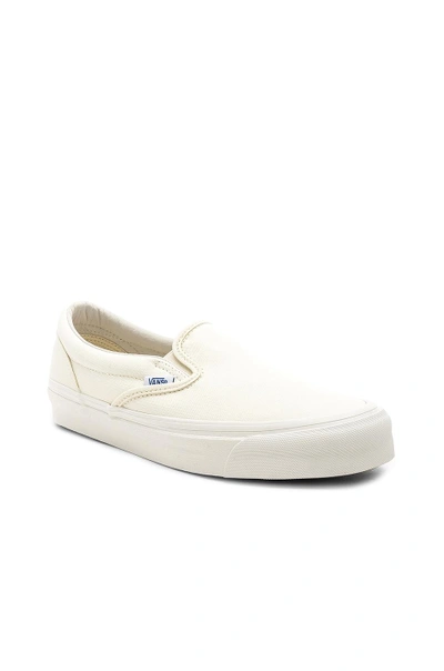 Shop Vans Og Classic Slip-on Lx In Classic White