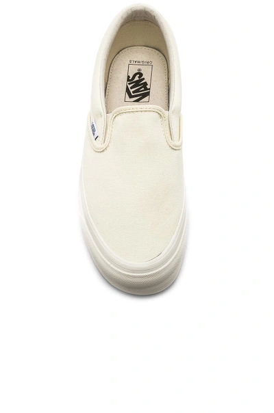 Shop Vans Og Classic Slip-on Lx In Classic White