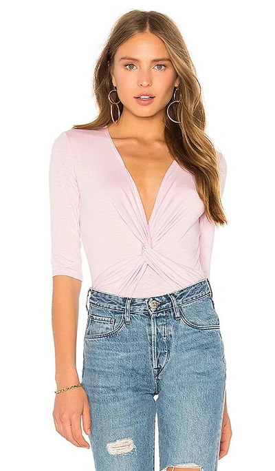 Shop Only Hearts Wrap Bodysuit In Pink