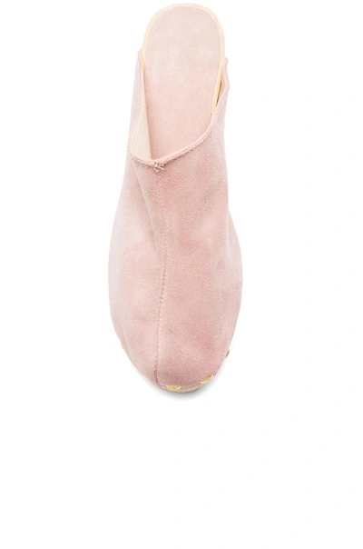 Shop Brother Vellies Suede Clogs In Pink