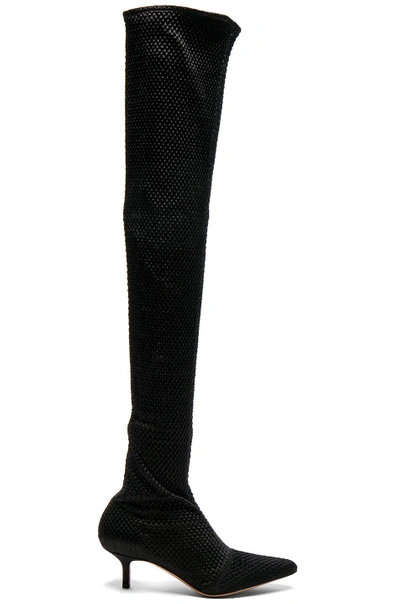 Shop Altuzarra Elliot Low Heel Thigh High Boots In Black