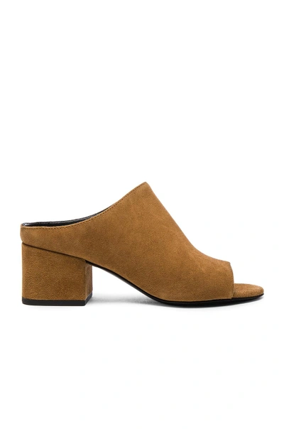 Shop 3.1 Phillip Lim / フィリップ リム 3.1 Phillip Lim Suede Cube Heels In Brown