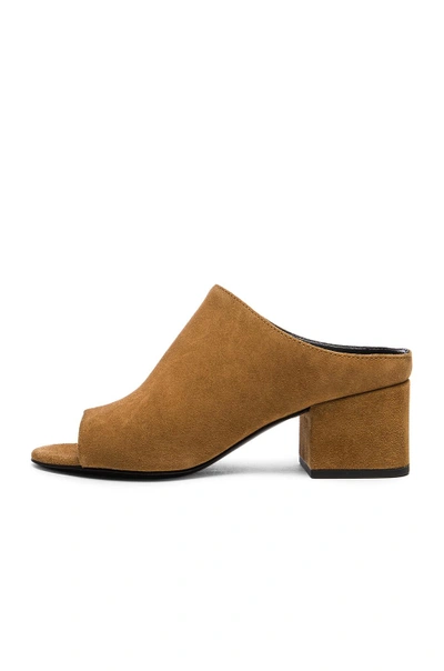 Shop 3.1 Phillip Lim / フィリップ リム 3.1 Phillip Lim Suede Cube Heels In Brown